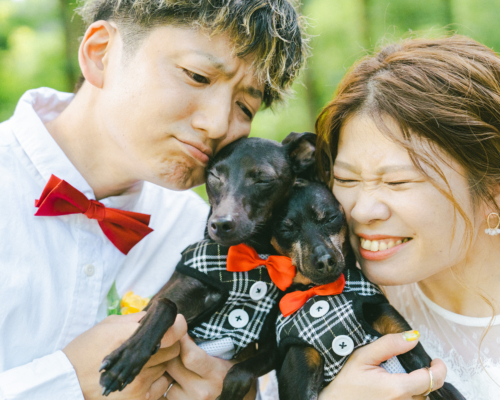 愛犬と叶えた唯一無二の結婚式